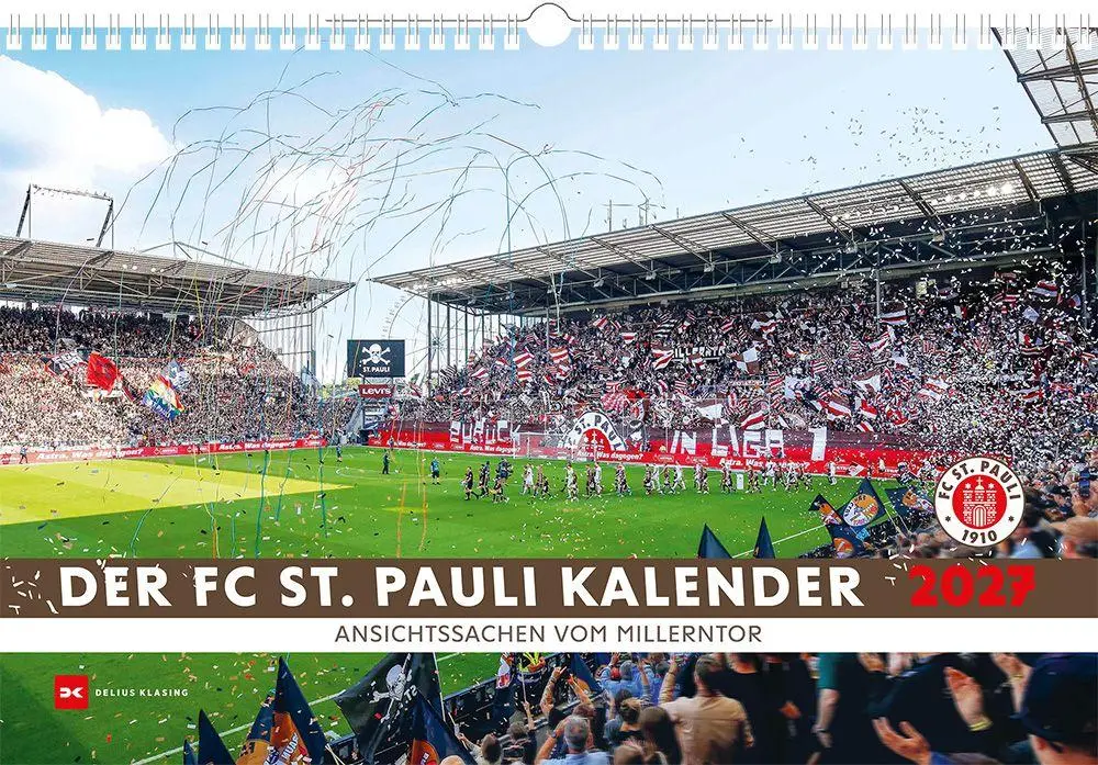 Cover: 9783667132178 | Der FC St. Pauli Kalender 2027 | Ansichten vom Millerntor | Kalender