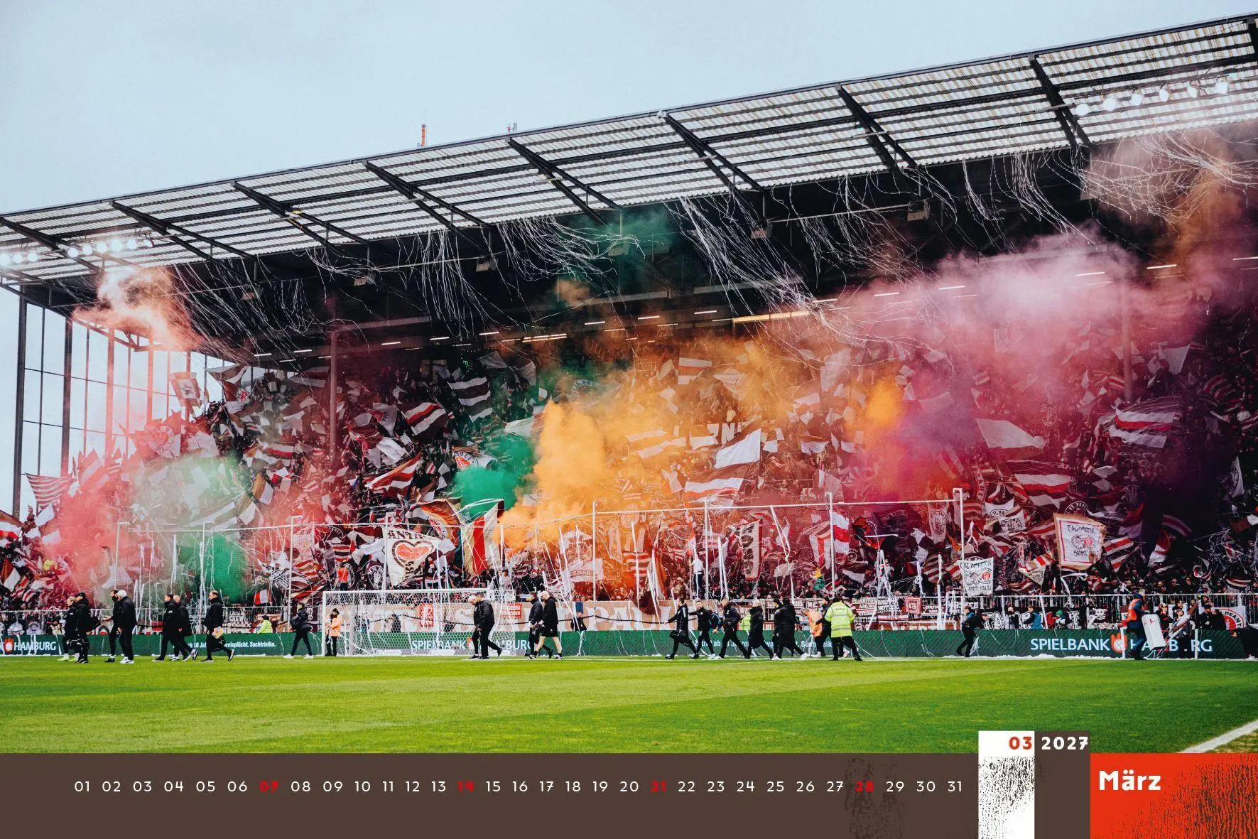 Bild: 9783667132178 | Der FC St. Pauli Kalender 2027 | Ansichten vom Millerntor | Kalender