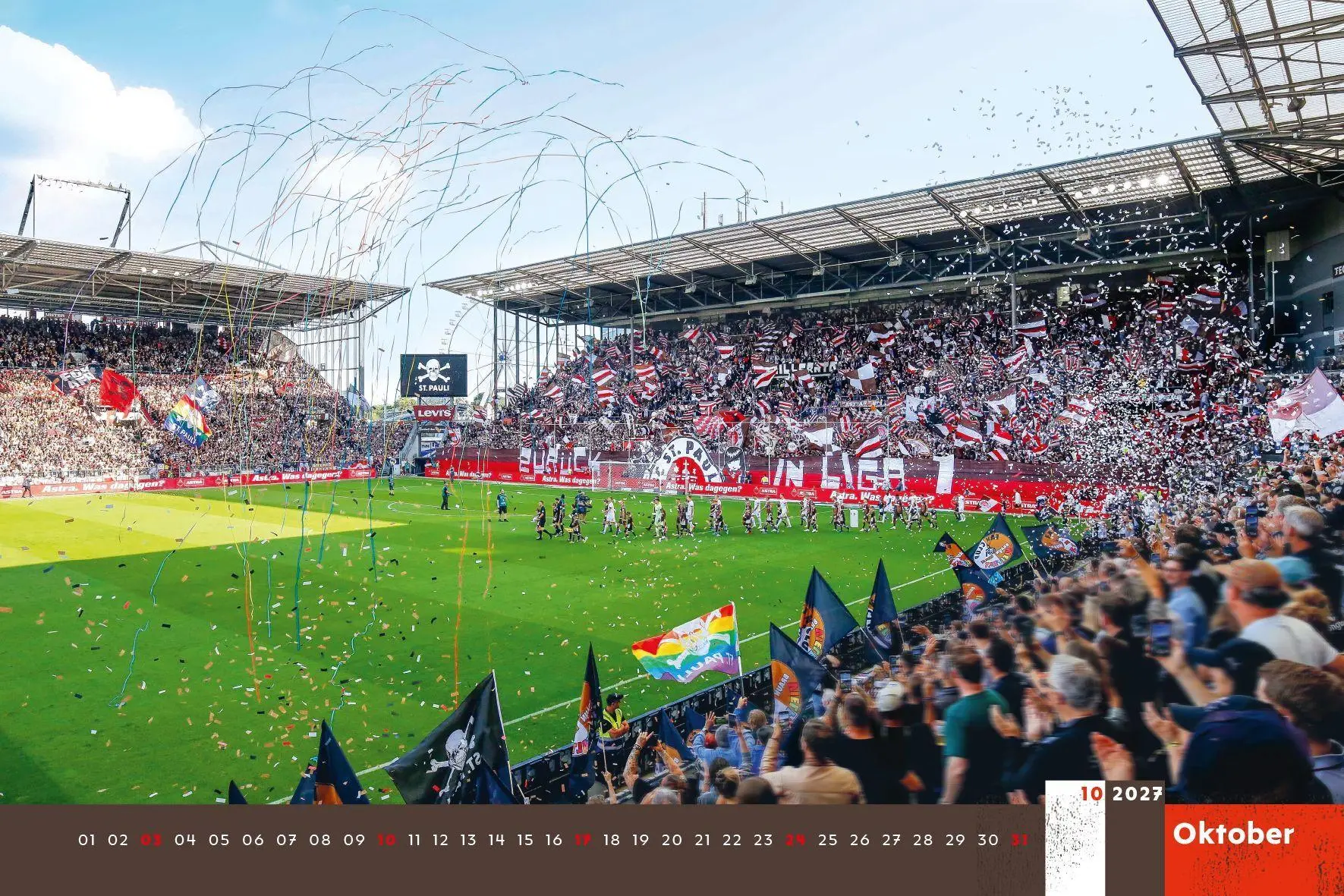 Bild: 9783667132178 | Der FC St. Pauli Kalender 2027 | Ansichten vom Millerntor | Kalender
