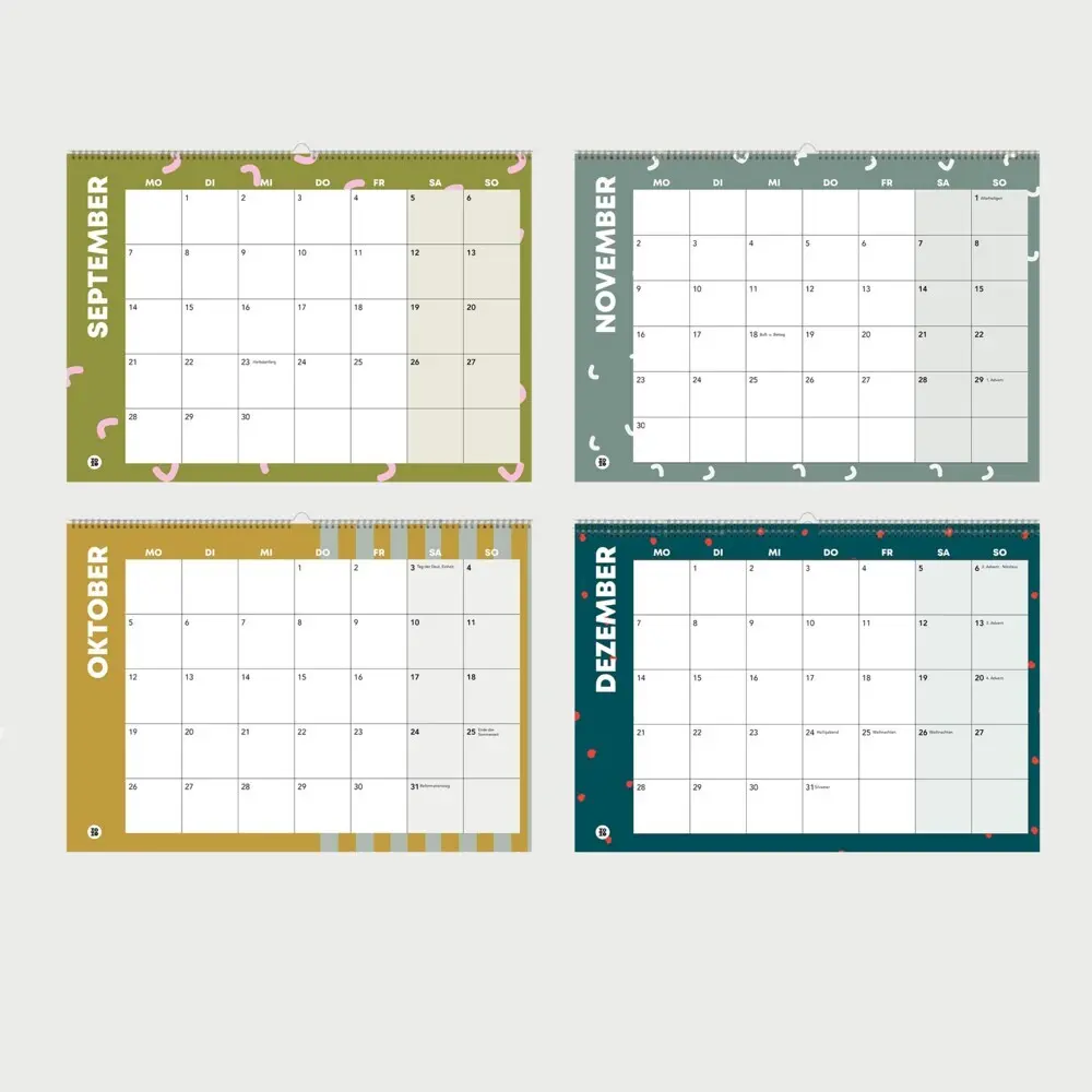 Bild: 9783690282178 | "GOOD DAYS", Wandkalender 2026, Monatskalender | Garschhammer (u. a.)