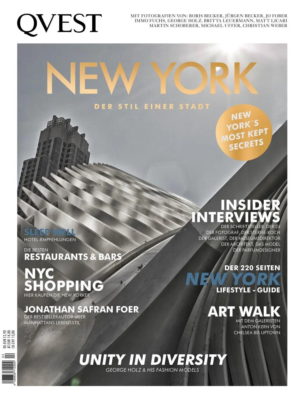 Cover: 9783761632178 | QVEST New York | Der Stil einer Stadt, QVEST | Patrick Krause | Buch