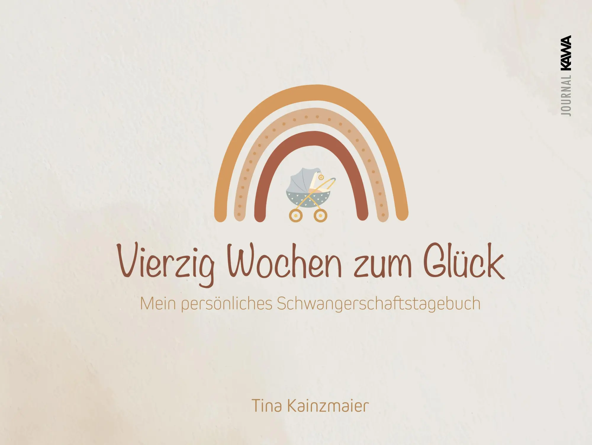 Cover: 9783986602178 | Vierzig Wochen zum Glück | Mein persönliches Schwangerschaftstagebuch