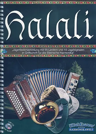 Cover: 9790501612178 | Halali (+CD) für steirische Harmonika in Griffschrift