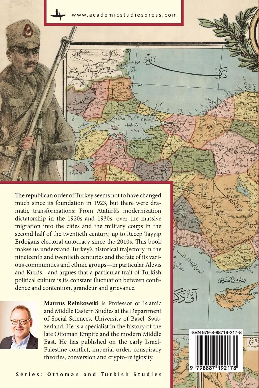 Rückseite: 9798887192178 | The History of Turkey | Grandeur and Grievance | Maurus Reinkowski