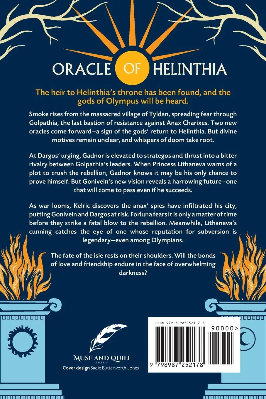 Rückseite: 9798987252178 | Oracle of Helinthia | Mj Pankey | Taschenbuch | Englisch | 2025