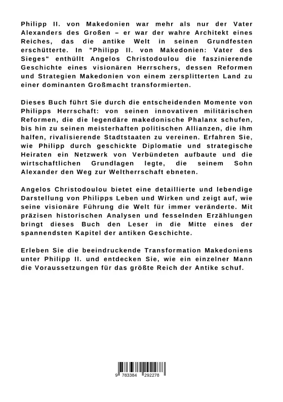 Bild: 9783384292278 | Philipp II. von Makedonien: Vater des Sieges | Angelos Christodoulou