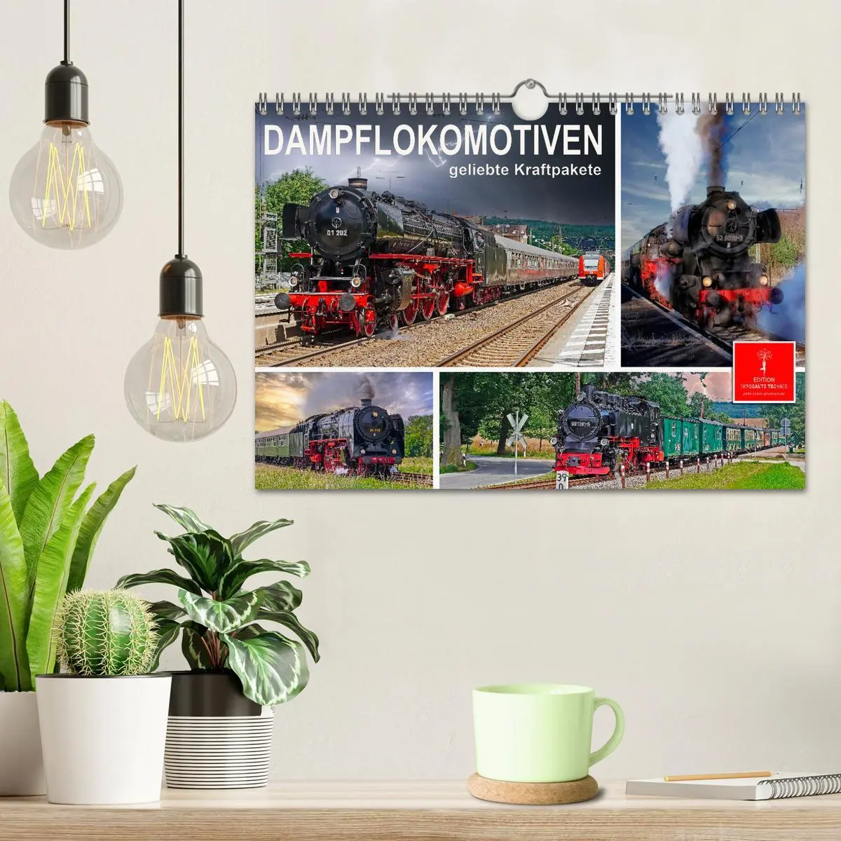 Bild: 9783457552278 | Dampflokomotiven - geliebte Kraftpakete (Wandkalender 2026 DIN A4...