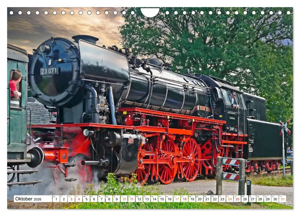 Bild: 9783457552278 | Dampflokomotiven - geliebte Kraftpakete (Wandkalender 2026 DIN A4...