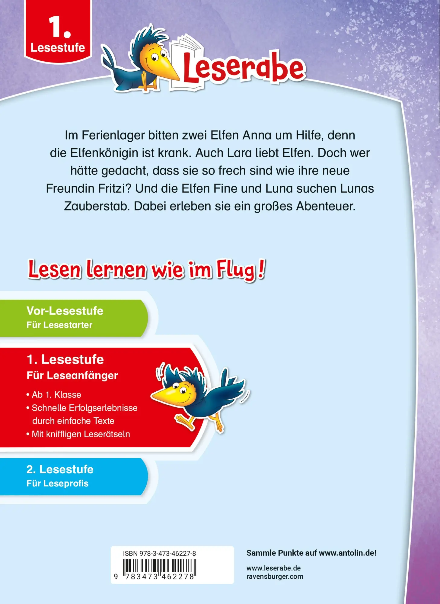 Rückseite: 9783473462278 | Magische Elfengeschichten - Leserabe ab 1. Klasse - Erstlesebuch...