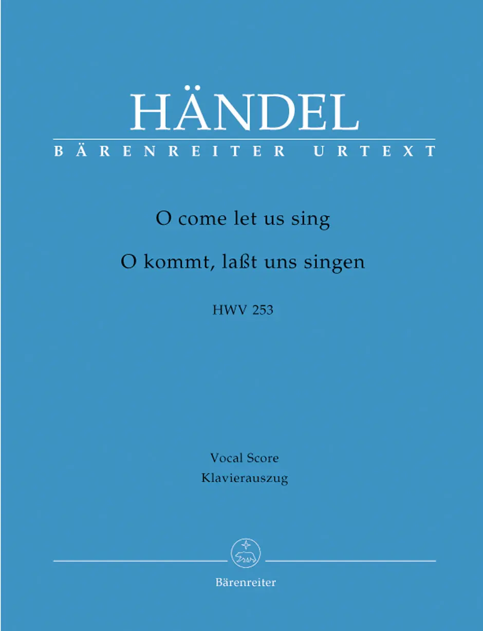 Cover: 9790006532278 | O come let us sing HWV 253 - Chandos Anthem No.8 | Händel | Buch
