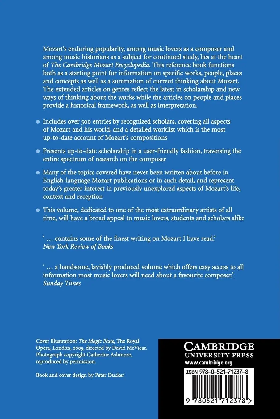 Rückseite: 9780521712378 | The Cambridge Mozart Encyclopedia | Cliff Eisen (u. a.) | Taschenbuch