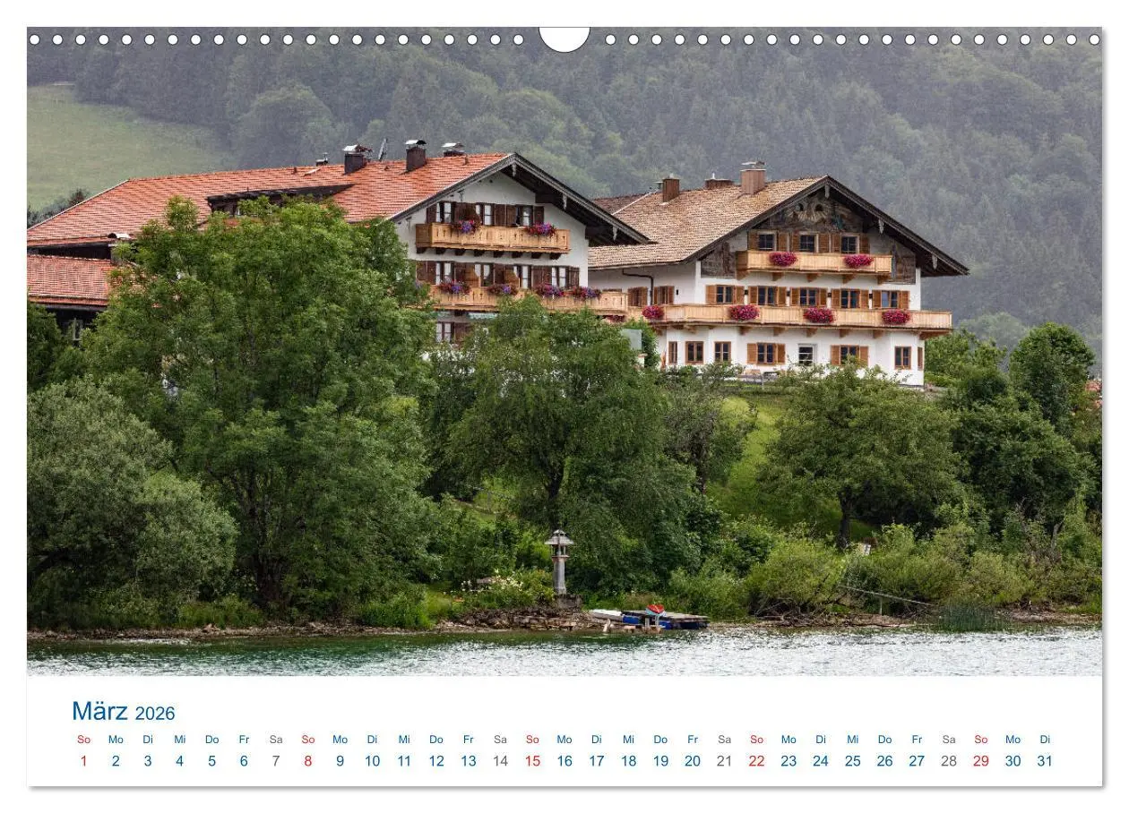Bild: 9783457782378 | Schöner Tegernsee (Wandkalender 2026 DIN A3 quer), CALVENDO...