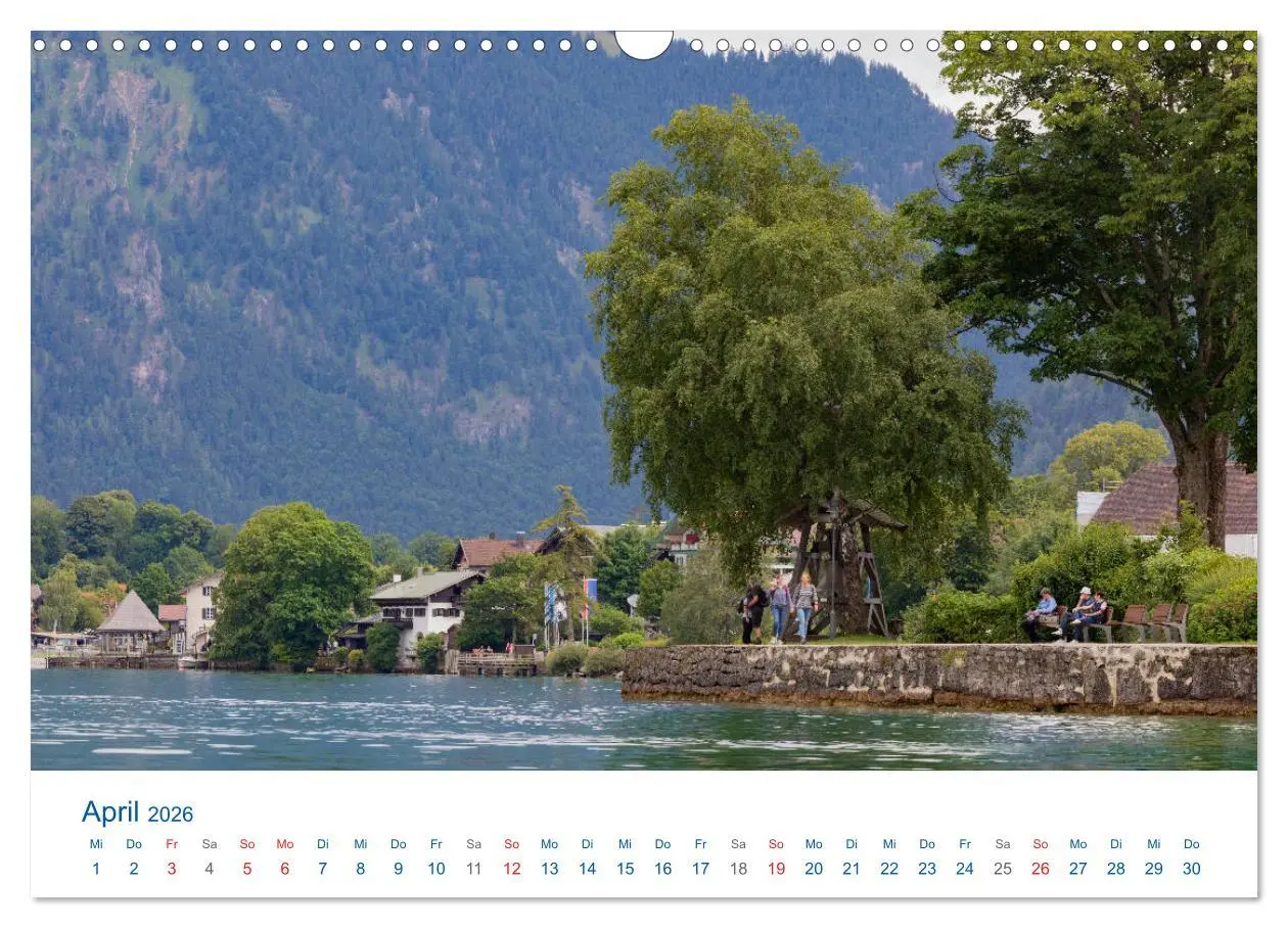 Bild: 9783457782378 | Schöner Tegernsee (Wandkalender 2026 DIN A3 quer), CALVENDO...
