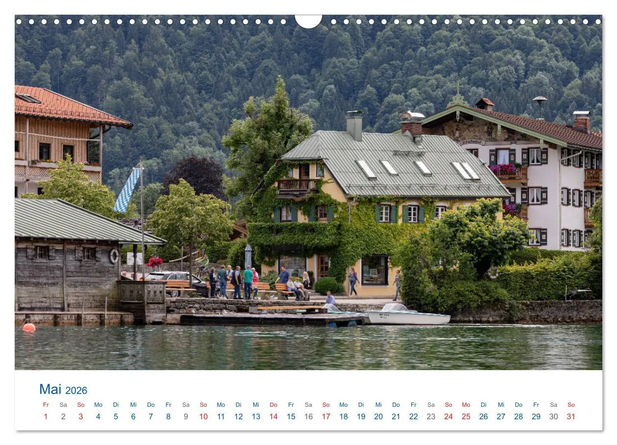Bild: 9783457782378 | Schöner Tegernsee (Wandkalender 2026 DIN A3 quer), CALVENDO...