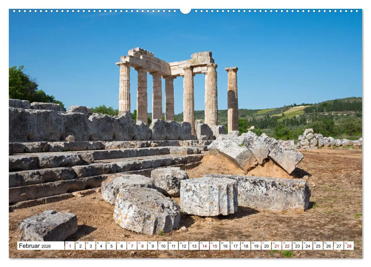 Bild: 9783457852378 | DER PELOPONNES (Wandkalender 2026 DIN A2 quer), CALVENDO...