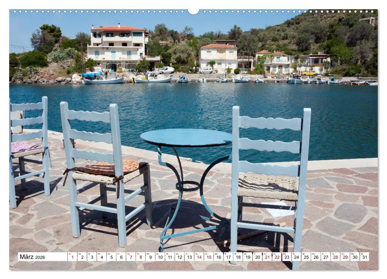 Bild: 9783457852378 | DER PELOPONNES (Wandkalender 2026 DIN A2 quer), CALVENDO...