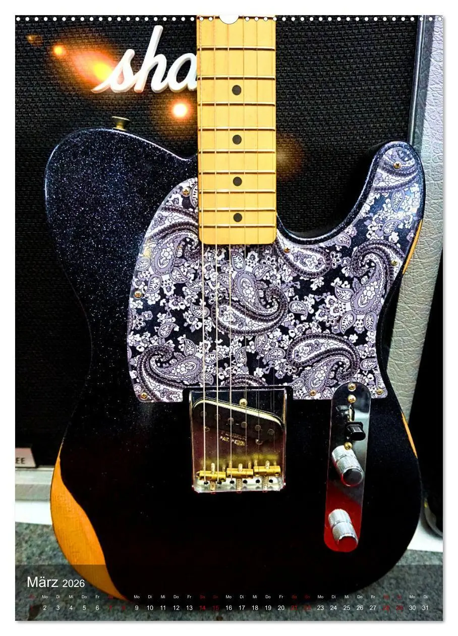 Bild: 9783516322378 | Magische Gitarren (hochwertiger Premium Wandkalender 2026 DIN A2...