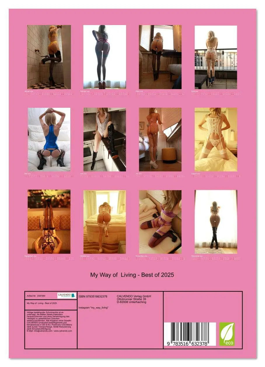 Bild: 9783516632378 | My Way of Living - Best of 2025 (Wandkalender 2026 DIN A4 hoch),...