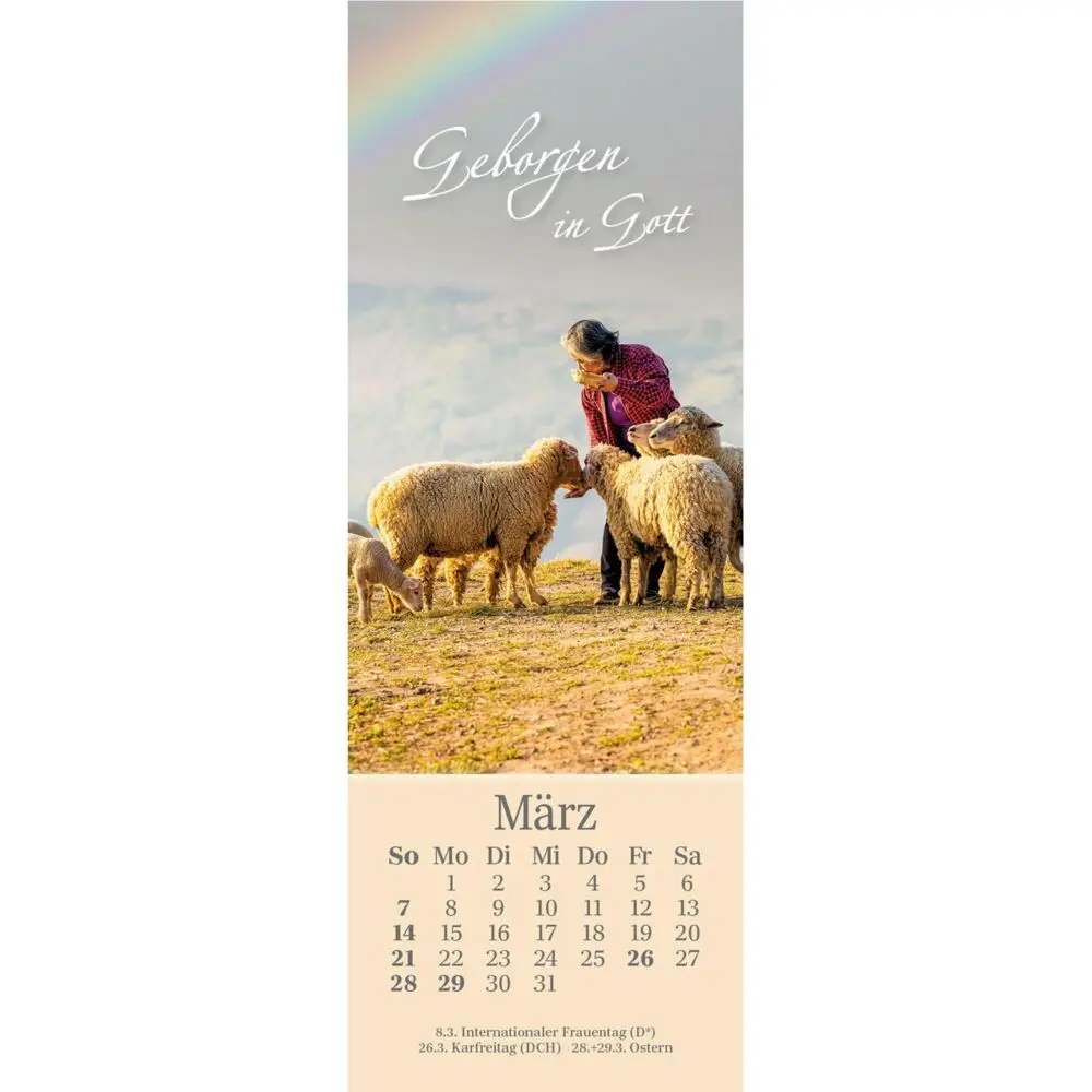Bild: 9783754852378 | Sei behütet jeden Tag 2027 | Impulse und Gedanken zu Psalm 23 | 14 S.