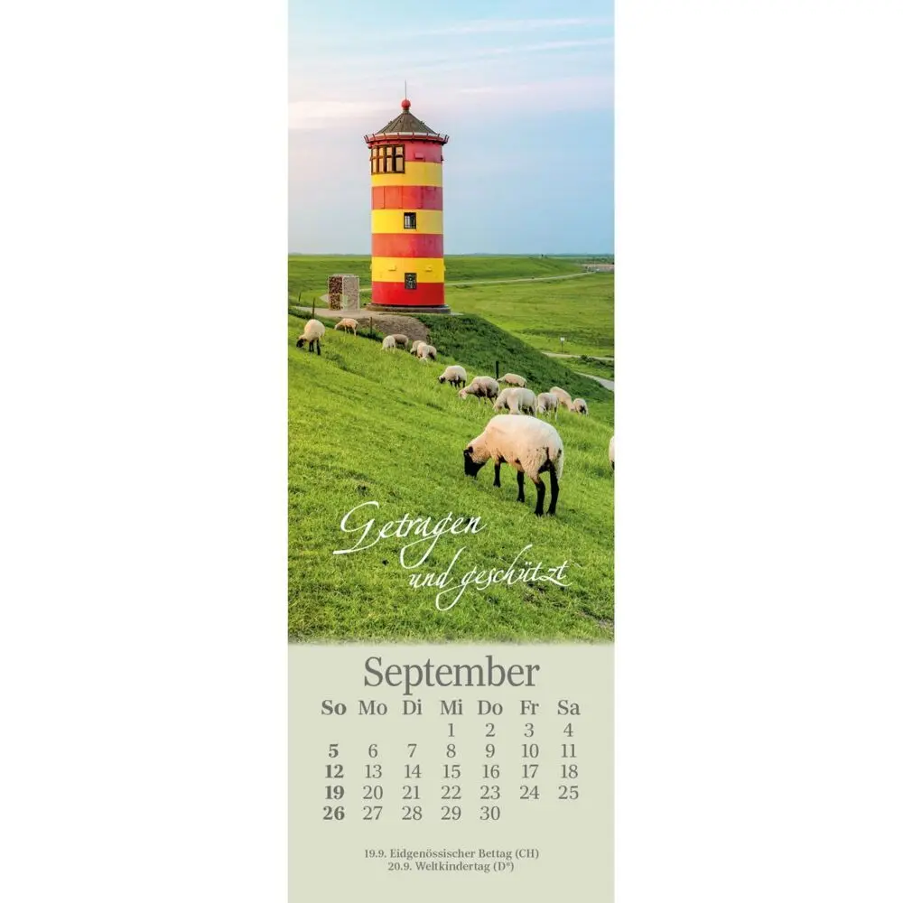Bild: 9783754852378 | Sei behütet jeden Tag 2027 | Impulse und Gedanken zu Psalm 23 | 14 S.
