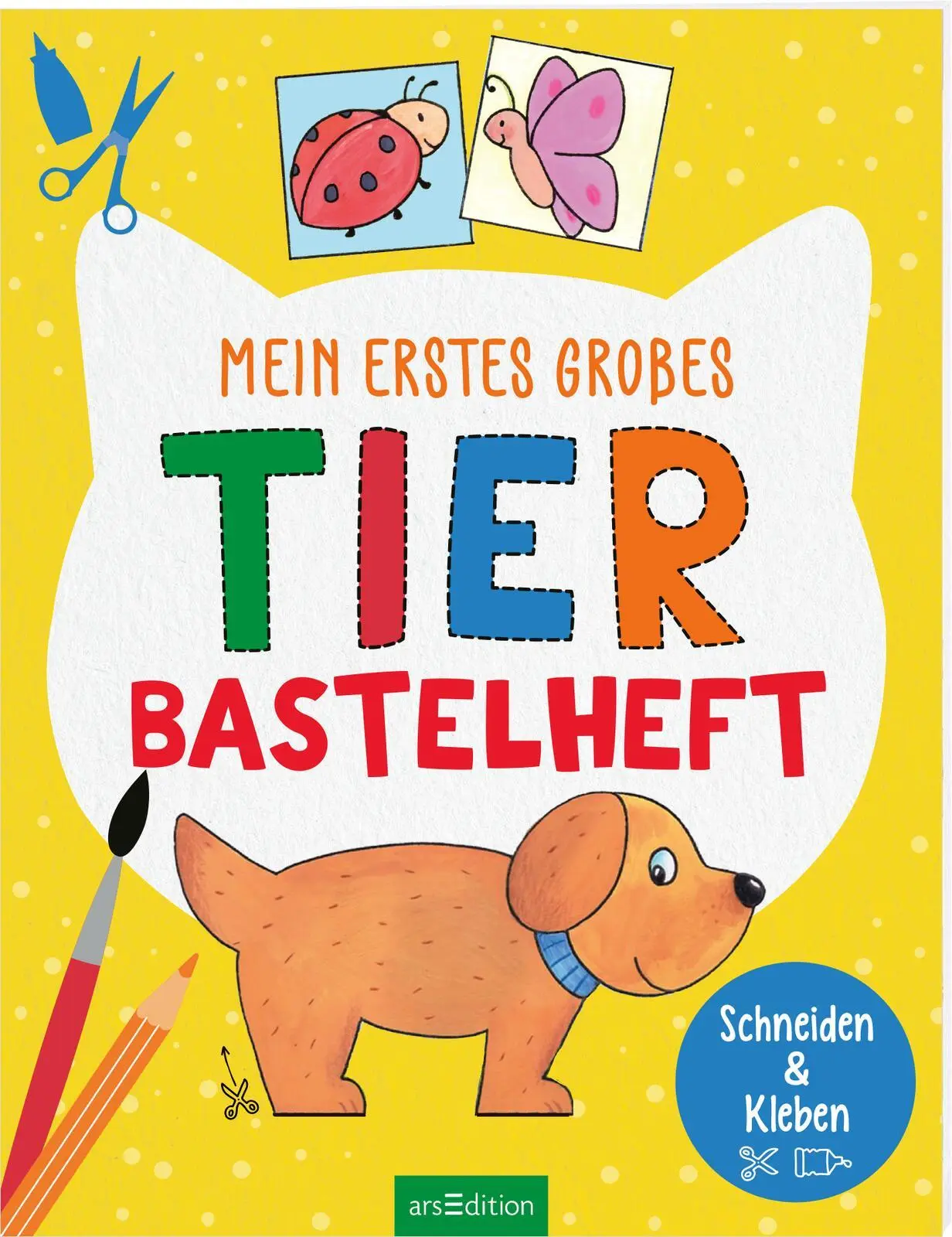 Cover: 9783845862378 | Mein erstes großes Tier-Bastelheft | Schneiden &amp; Kleben | Taschenbuch