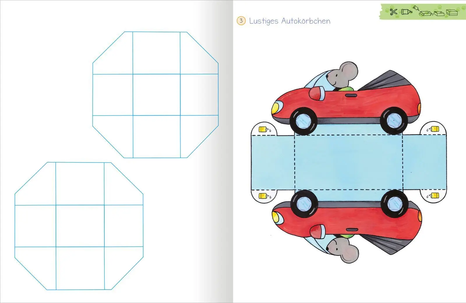 Bild: 9783845862378 | Mein erstes großes Tier-Bastelheft | Schneiden &amp; Kleben | Taschenbuch