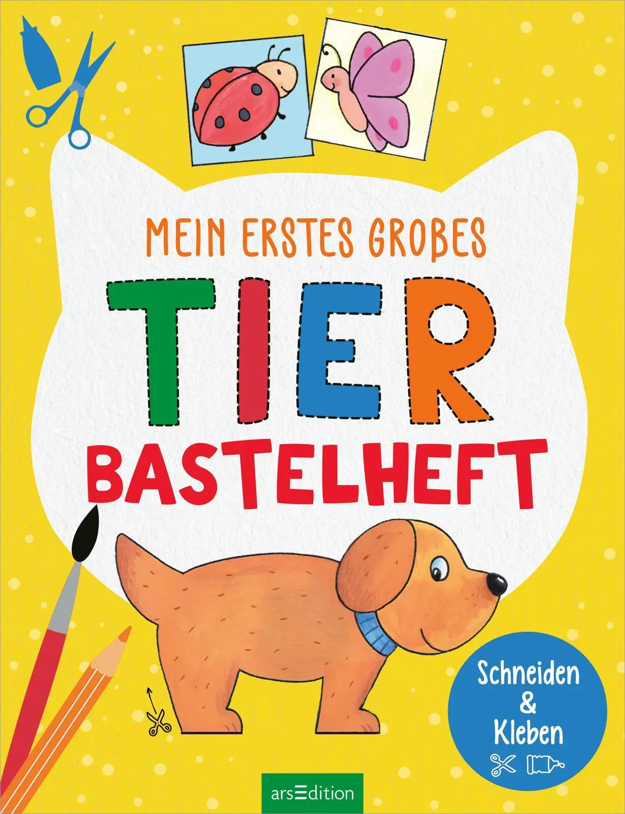 Bild: 9783845862378 | Mein erstes großes Tier-Bastelheft | Schneiden &amp; Kleben | Taschenbuch
