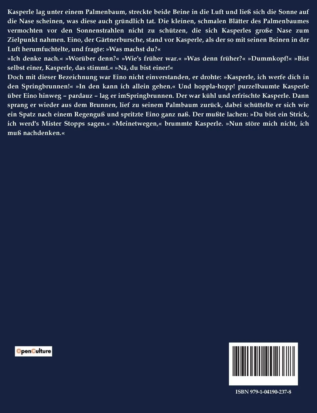 Rückseite: 9791041902378 | Kasperle im KasperLand | Josephine Siebe | Taschenbuch | 114 S. | 2023