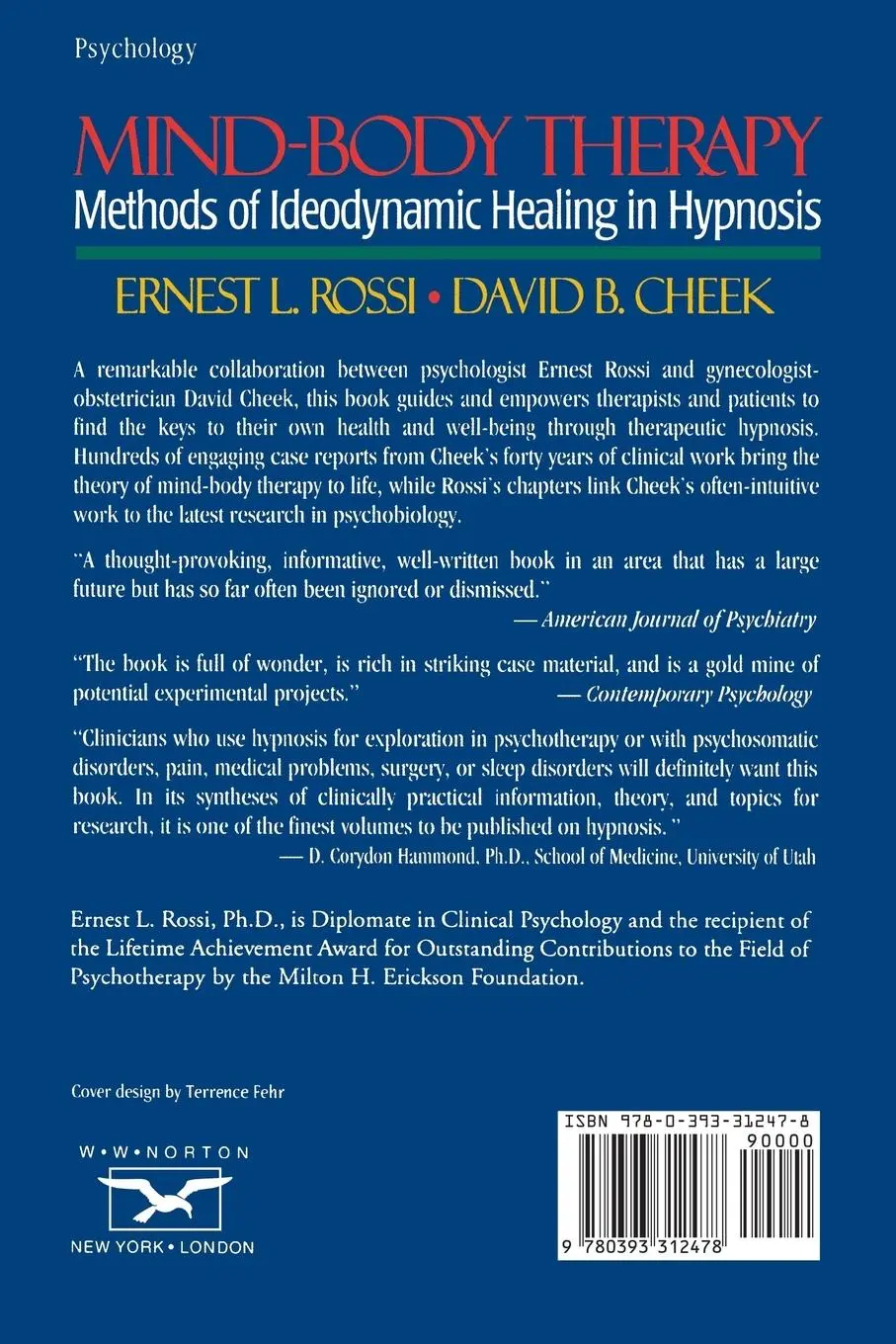 Rückseite: 9780393312478 | Mind-Body Therapy | Methods of Ideodynamic Healing in Hypnosis | Rossi