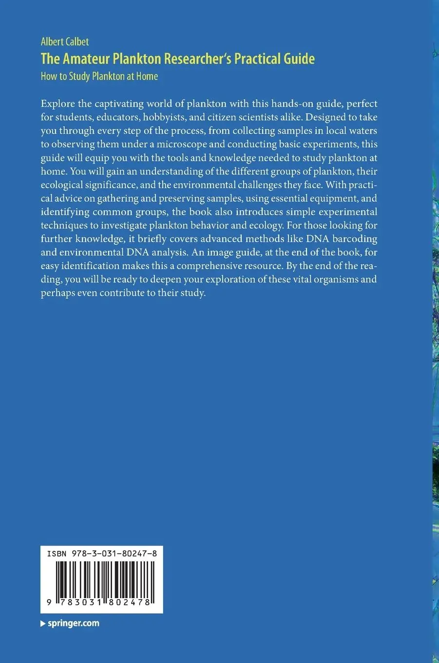 Rückseite: 9783031802478 | The Amateur Plankton Researcher's Practical Guide | Albert Calbet