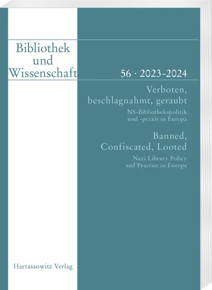 Cover: 9783447182478 | Bibliothek und Wissenschaft 56 (2023-2024) | Claude D. Conter (u. a.)