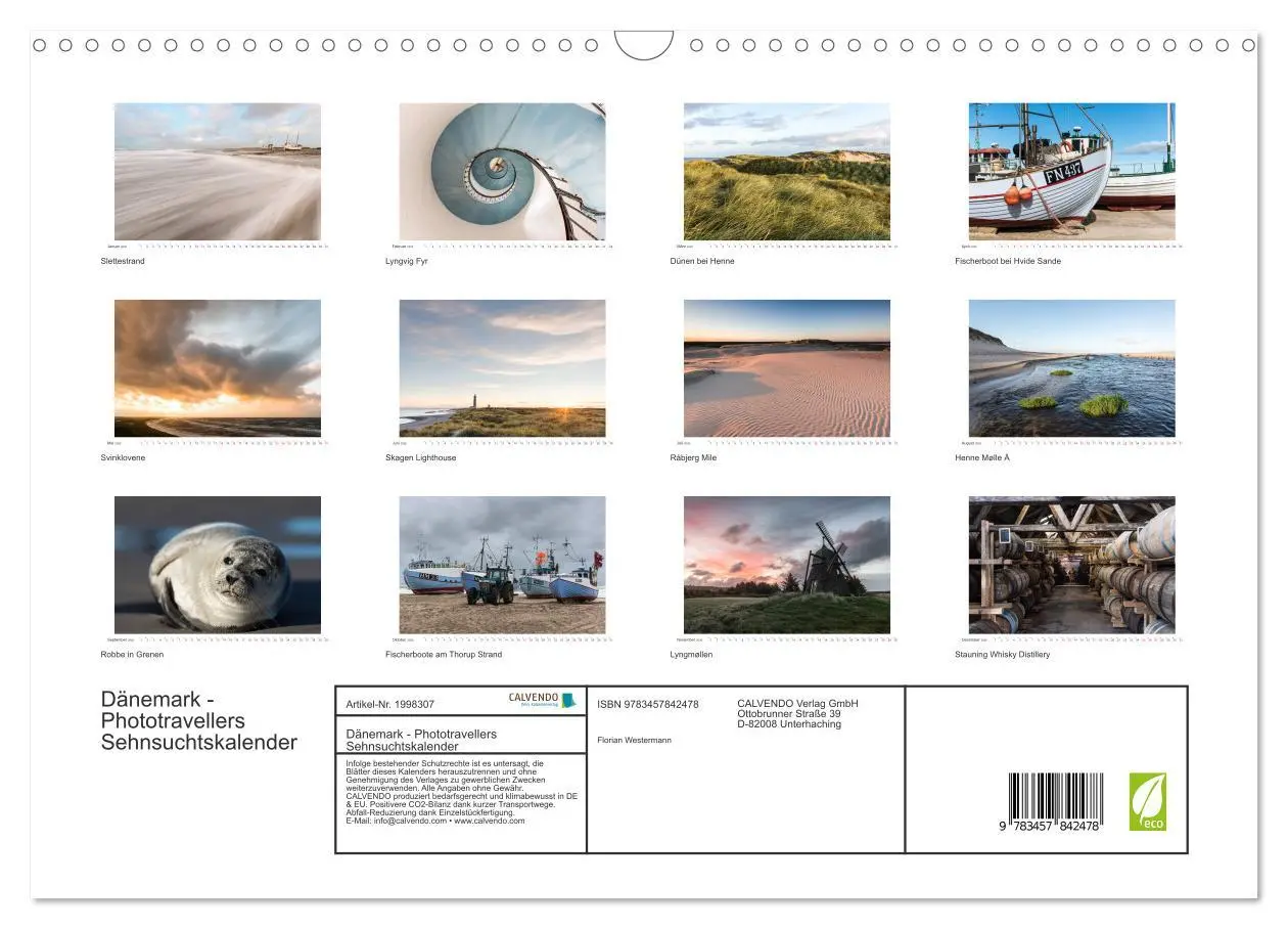 Bild: 9783457842478 | Dänemark - Phototravellers Sehnsuchtskalender (Wandkalender 2026...