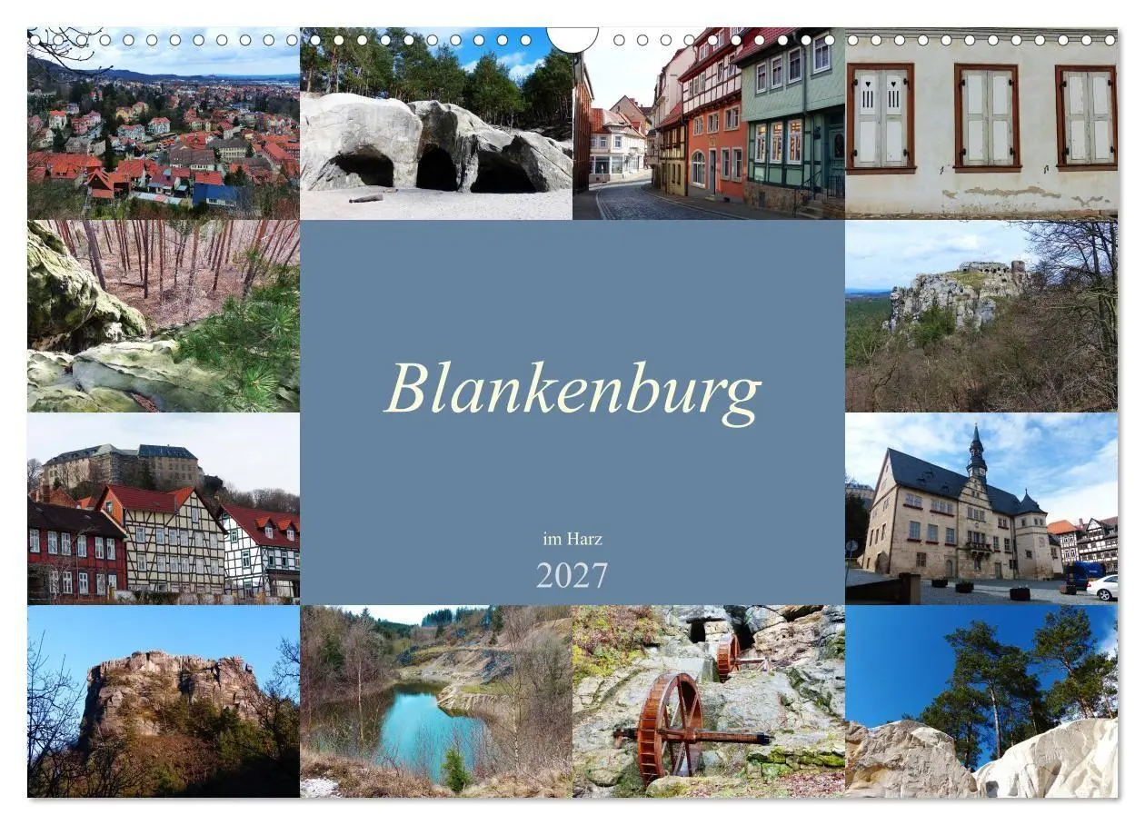Cover: 9783569882478 | Blankenburg im Harz (Wandkalender 2027 DIN A3 quer), CALVENDO...
