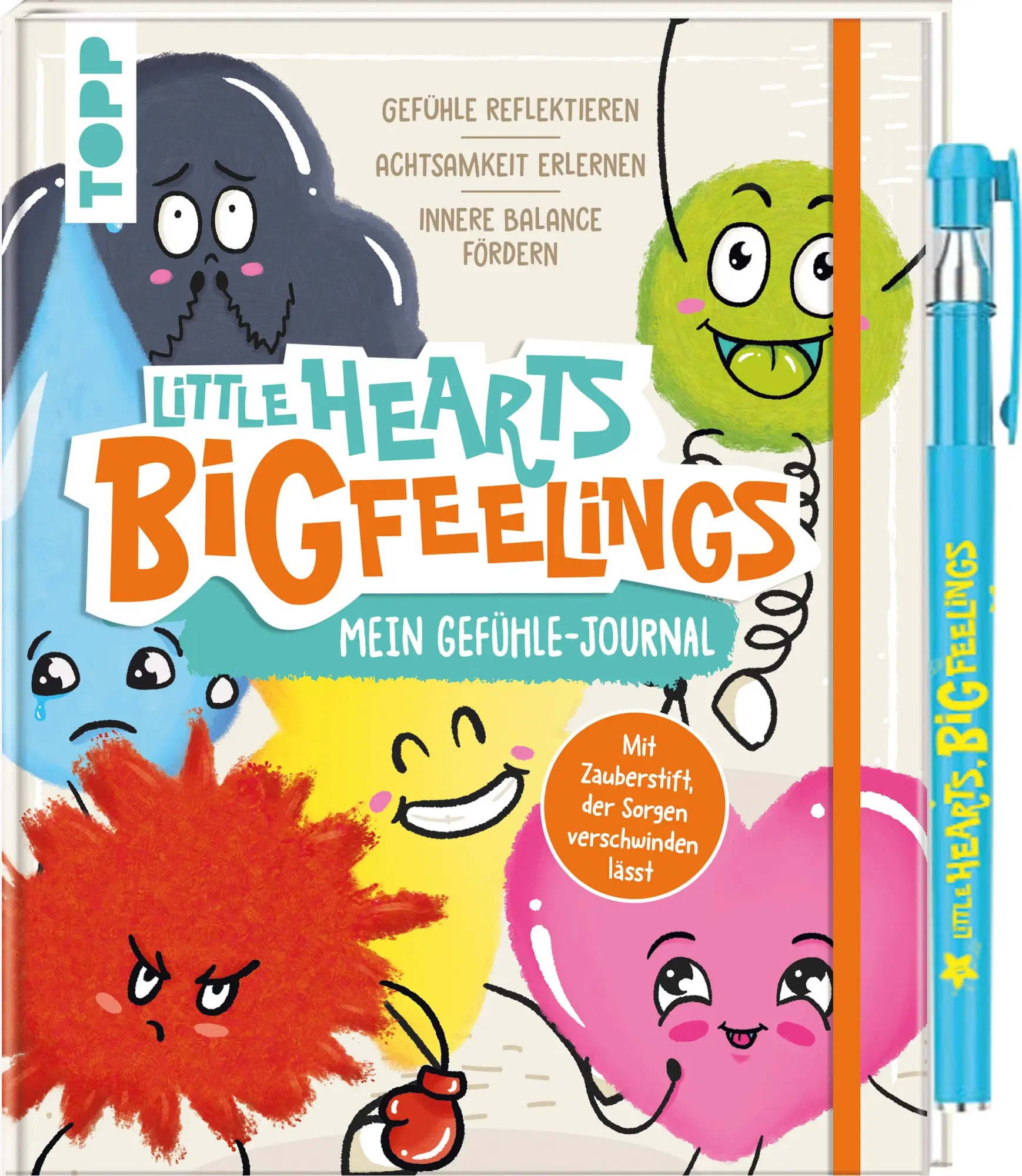 Cover: 9783735892478 | Little Hearts - Big Feelings - Mein Gefühle-Journal | Helfrich (u. a.)