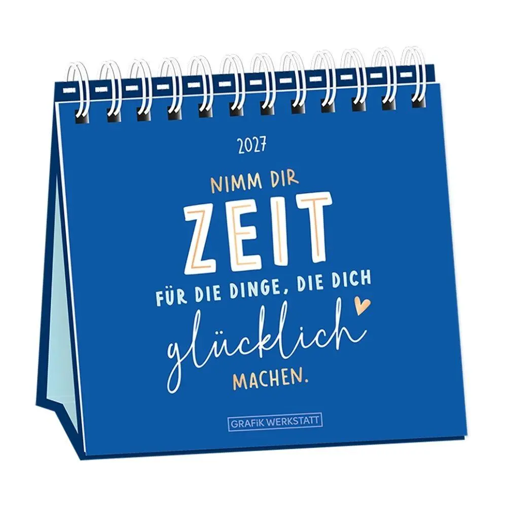 Cover: 9783986362478 | Tischkalender 2027 Nimm dir Zeit | Tischkalender | Original | Kalender