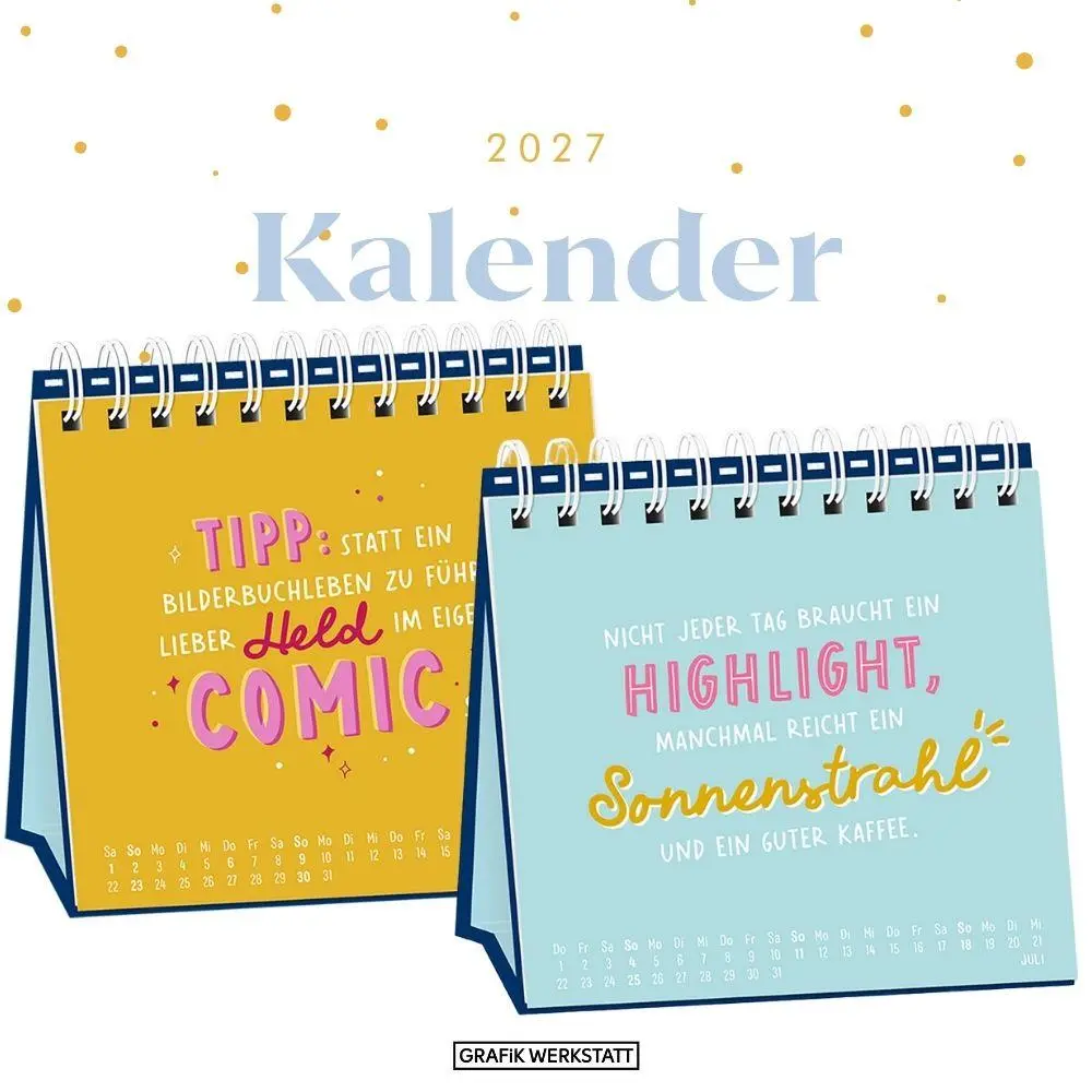 Bild: 9783986362478 | Tischkalender 2027 Nimm dir Zeit | Tischkalender | Original | Kalender