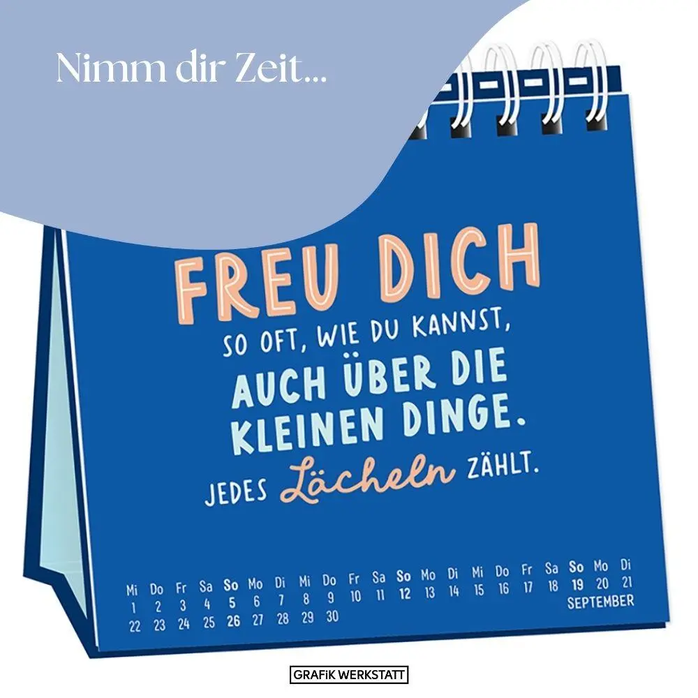 Bild: 9783986362478 | Tischkalender 2027 Nimm dir Zeit | Tischkalender | Original | Kalender