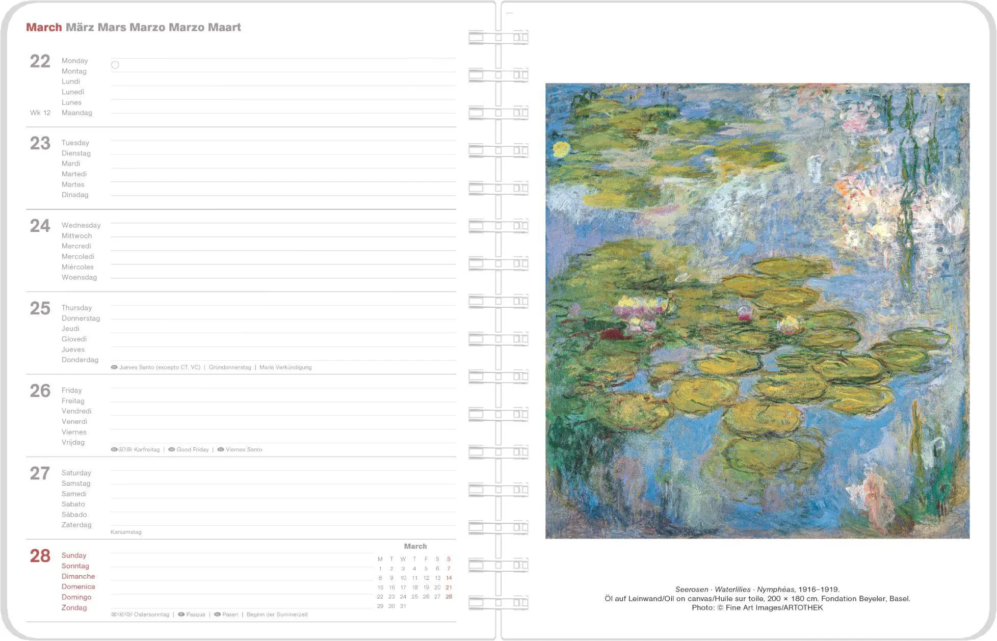Bild: 4069095012578 | Claude Monet Diary 2027 | Neumann Verlage GmbH &amp; Co KG | Buch | 110 S.