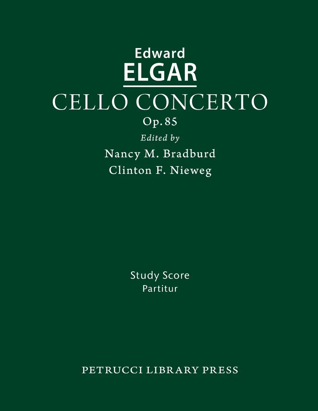 Cover: 9781608742578 | Cello Concerto, Op.85 | Study score | Edward Elgar | Taschenbuch