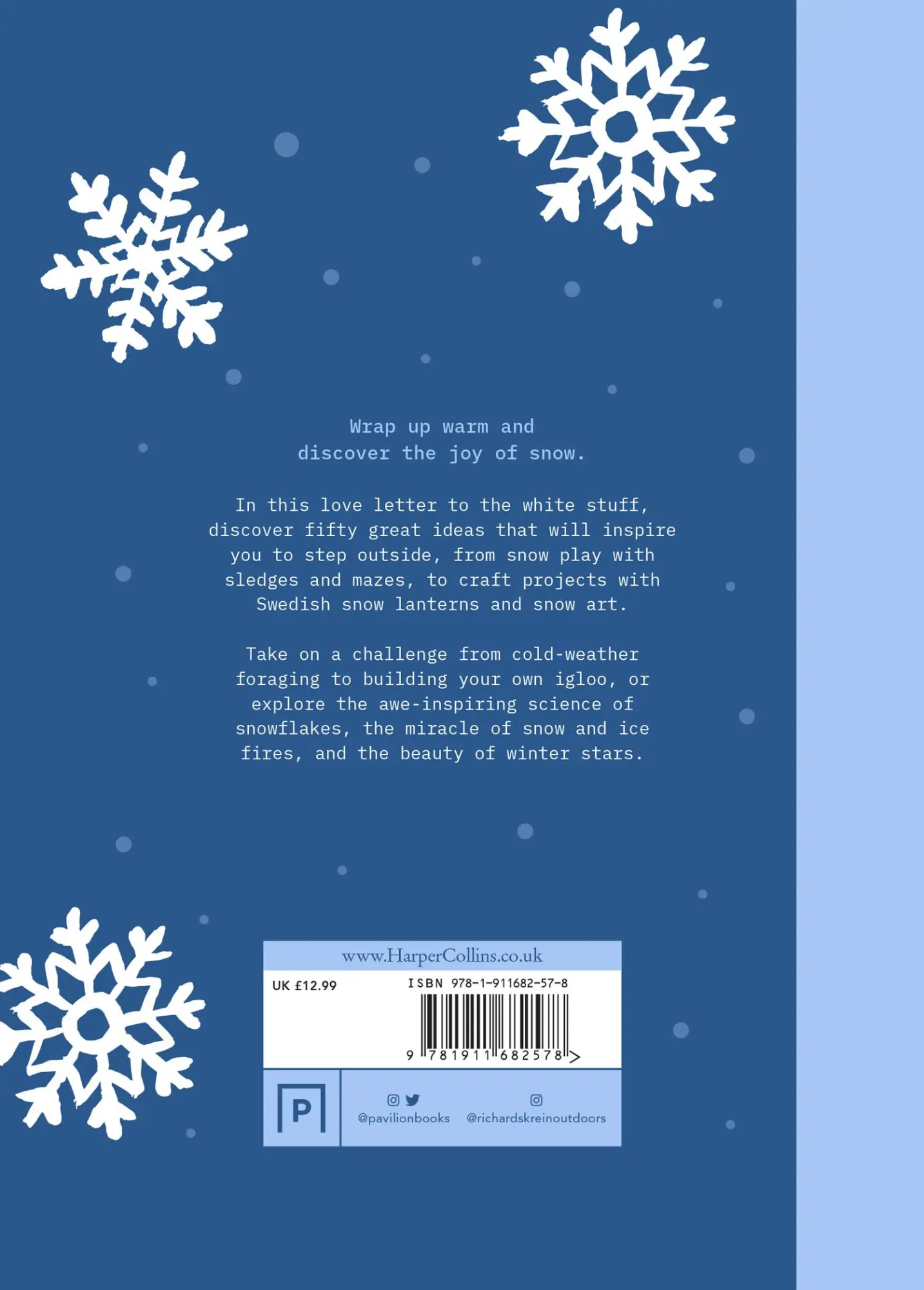 Rückseite: 9781911682578 | Fifty Things to Do in the Snow | Richard Skrein | Buch | Gebunden