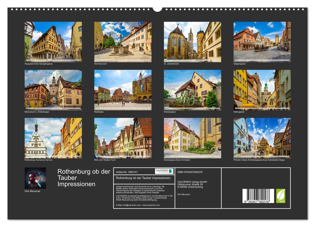 Bild: 9783457692578 | Rothenburg ob der Tauber Impressionen (hochwertiger Premium...