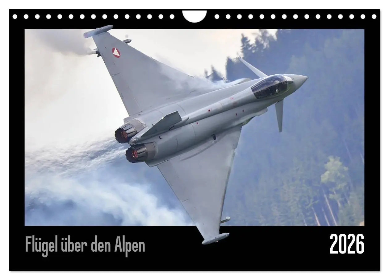 Cover: 9783457832578 | Flügel über den Alpen (Wandkalender 2026 DIN A4 quer), CALVENDO...