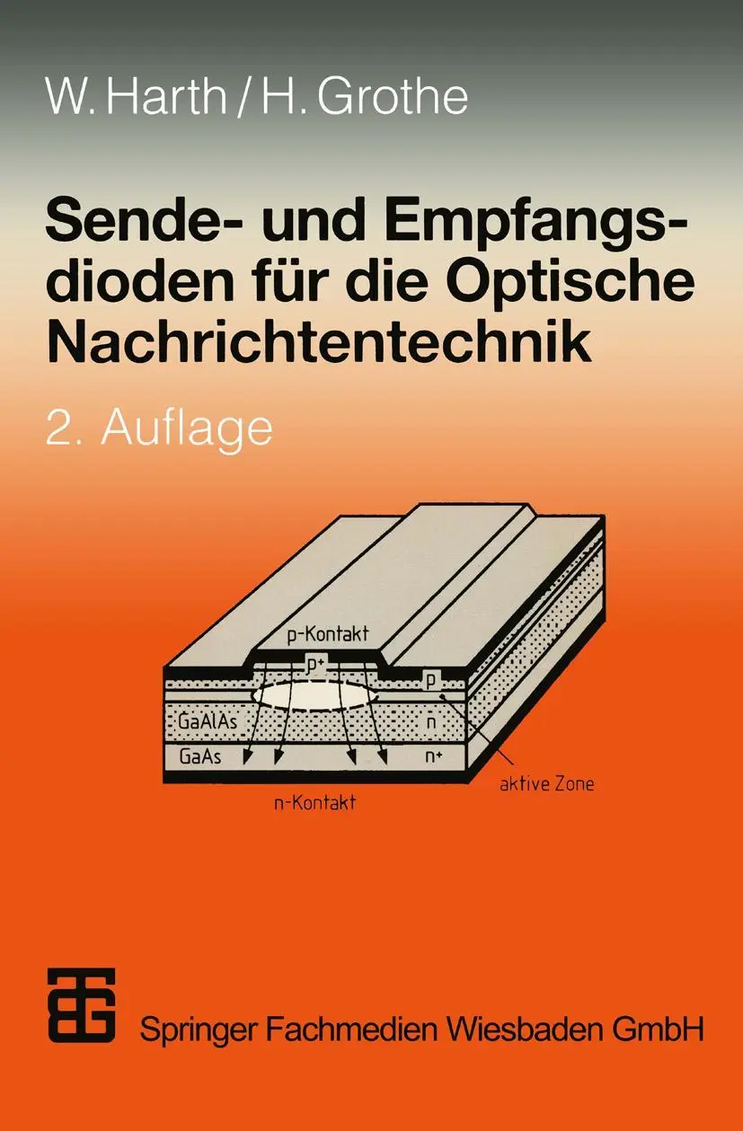 Cover: 9783519062578 | Sende- und Empfangsdioden für die Optische Nachrichtentechnik | Buch