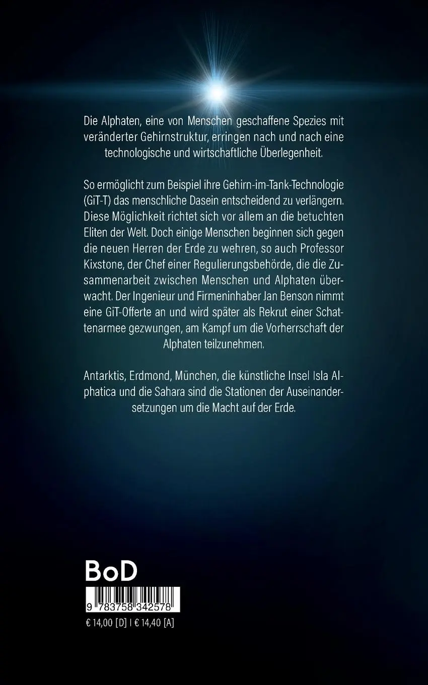 Rückseite: 9783758342578 | Eine neue Macht auf Erden | Die Alphaten | Bernd Hartmann | Buch
