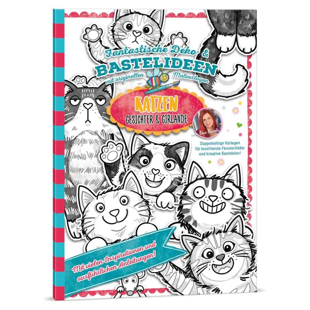 Cover: 9783955352578 | Deko- &amp; Bastelideen - KATZEN GESICHTER &amp; GIRLANDE | Bine Brändle