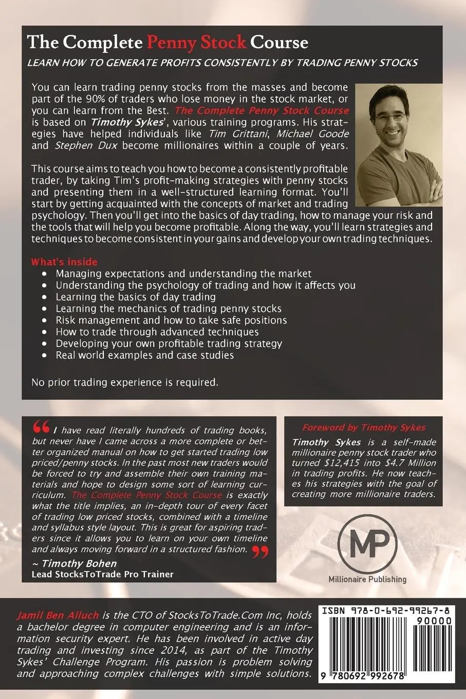 Rückseite: 9780692992678 | The Complete Penny Stock Course | Jamil Ben Alluch | Taschenbuch