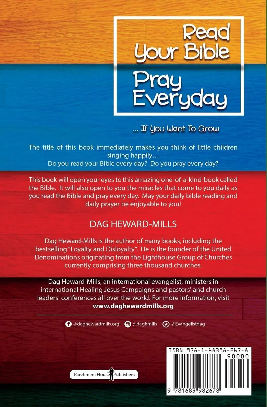 Rückseite: 9781683982678 | Read Your Bible, Pray Everyday... If you want to grow | Heward-Mills