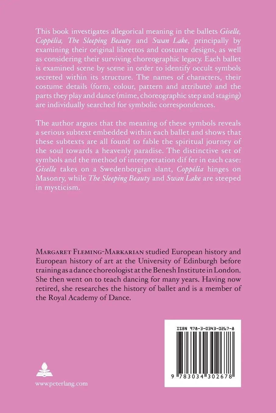 Rückseite: 9783034302678 | Symbolism in Nineteenth-Century Ballet | Margaret Fleming-Markarian