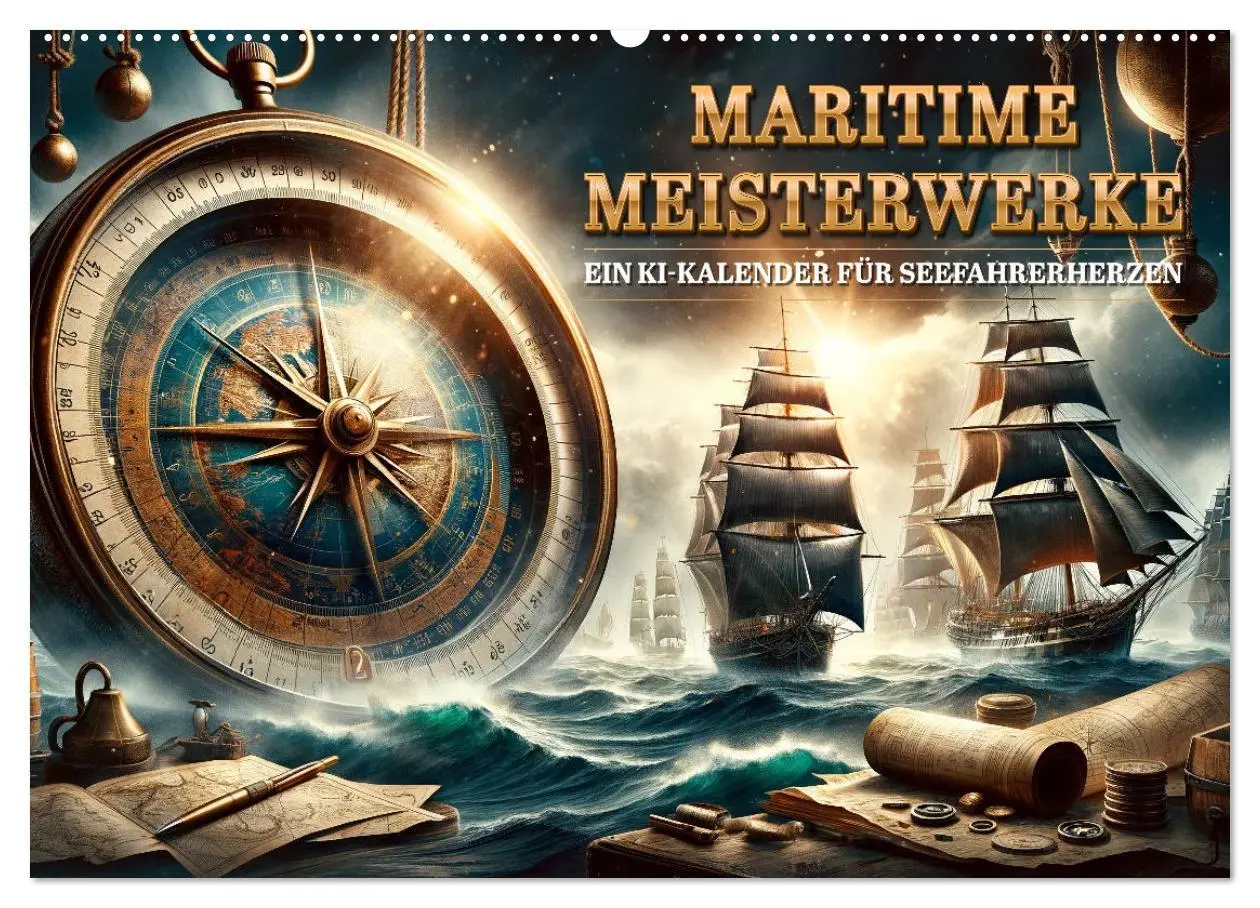 Cover: 9783457442678 | Maritime Meisterwerke: Ein KI-Kalender für Seefahrerherzen...