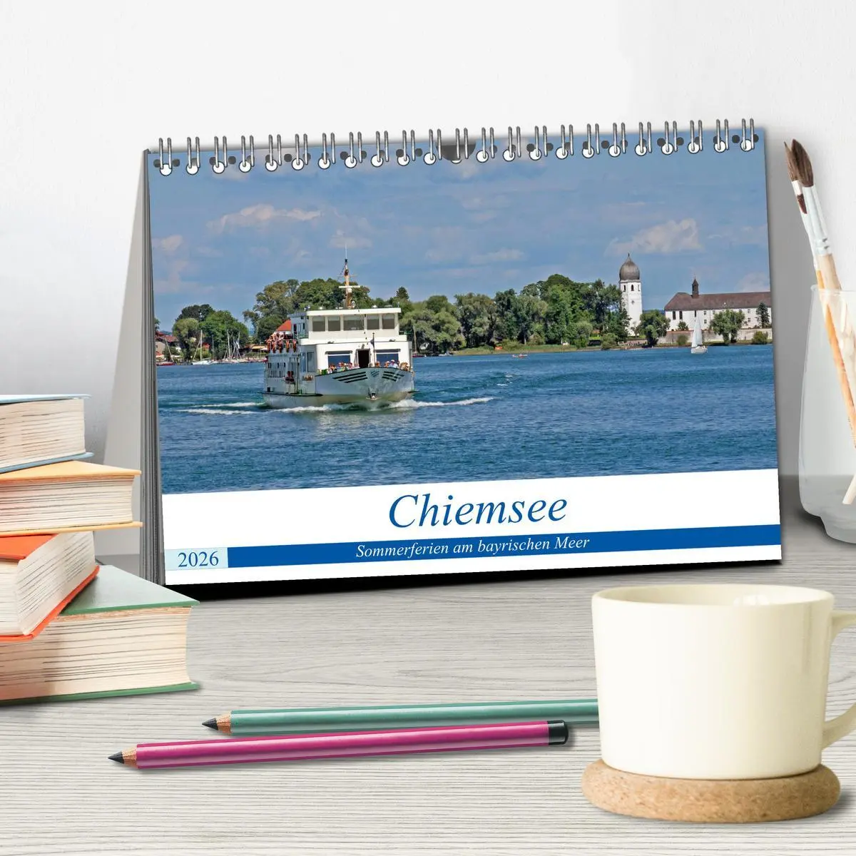 Bild: 9783457752678 | Chiemsee - Sommerferien am bayrischen Meer (Tischkalender 2026 DIN...